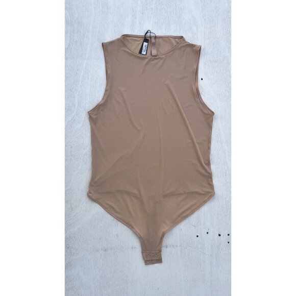 Skims Clay Jelly Sheer Crew Neck Bodysuit Sleeveless Bodysuit Size 2X - Picture 7 of 11